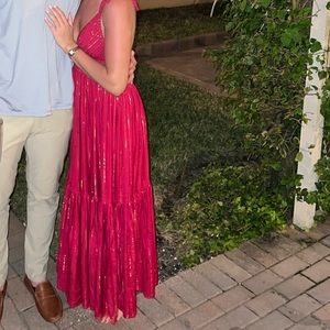 Red sparkly dress. Brand Sundress.